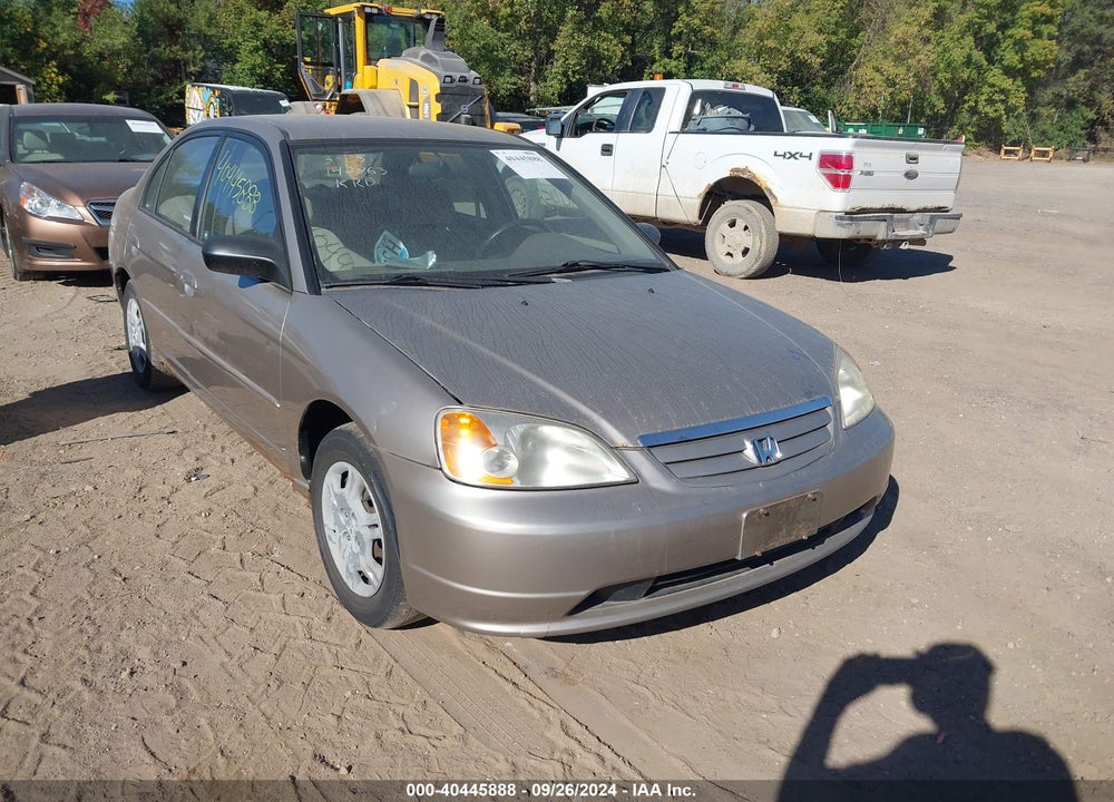 2002 HONDA CIVIC LX VIN: JHMES16542S002624