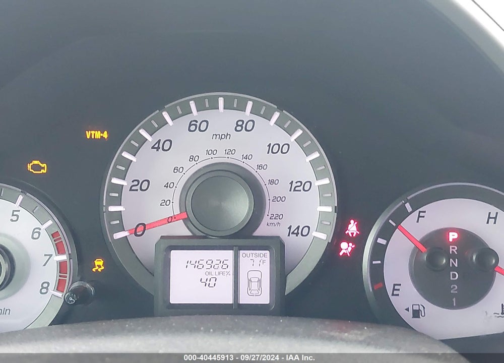 2013 HONDA PILOT EX-L VIN: 5FNYF4H53DB048043