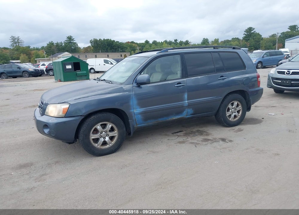 2006 TOYOTA HIGHLANDER V6 VIN: JTEHP21A160166131
