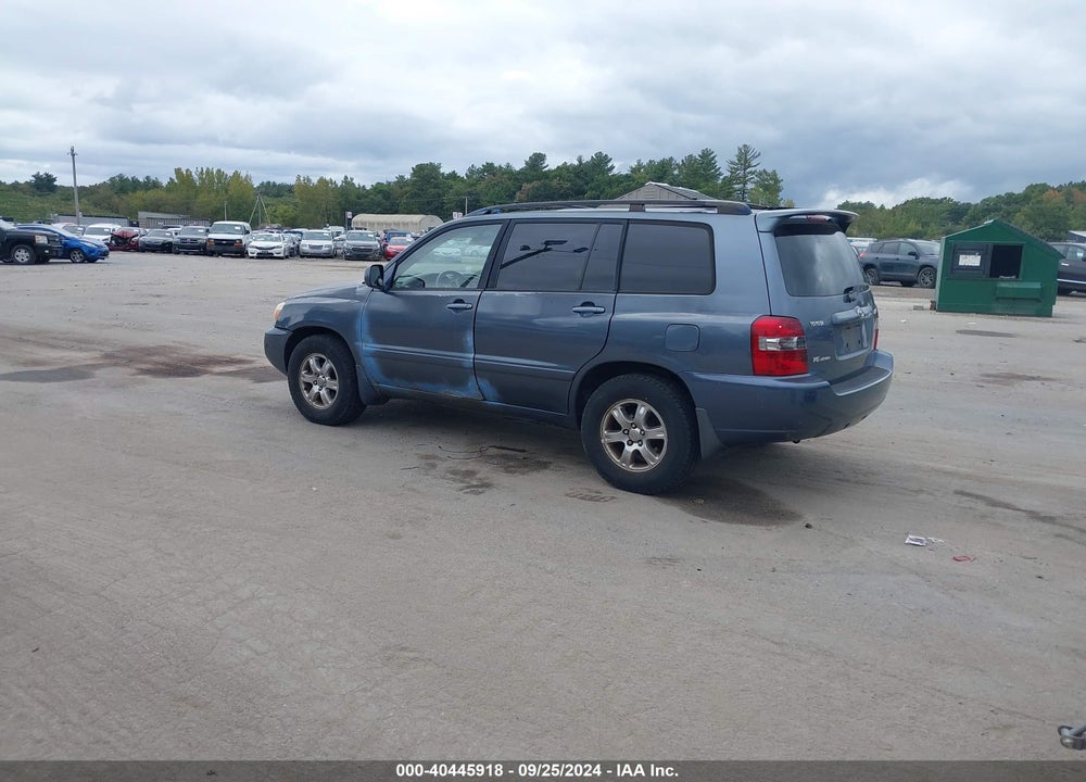2006 TOYOTA HIGHLANDER V6 VIN: JTEHP21A160166131