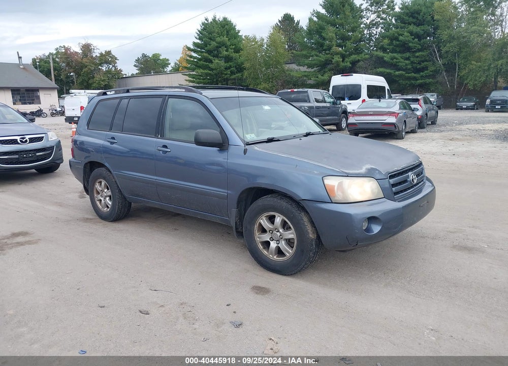2006 TOYOTA HIGHLANDER V6 VIN: JTEHP21A160166131