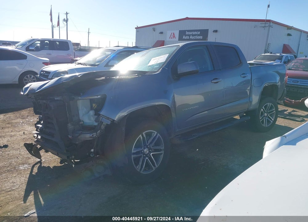 2021 CHEVROLET COLORADO VIN: 1GCGTBEN9M1119591