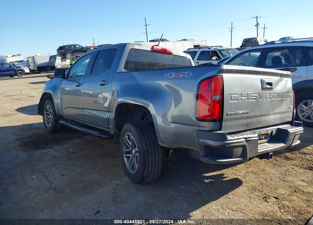 2021 CHEVROLET COLORADO VIN: 1GCGTBEN9M1119591