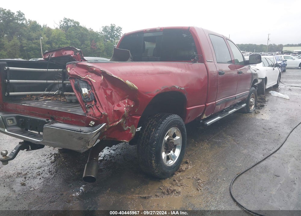 2006 DODGE RAM 2500 SLT VIN: 3D7KS29C56G209644