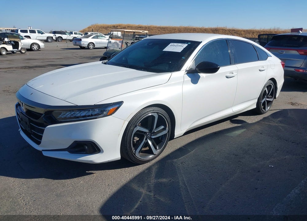 2021 HONDA ACCORD SPORT VIN: 1HGCV1F30MA072243
