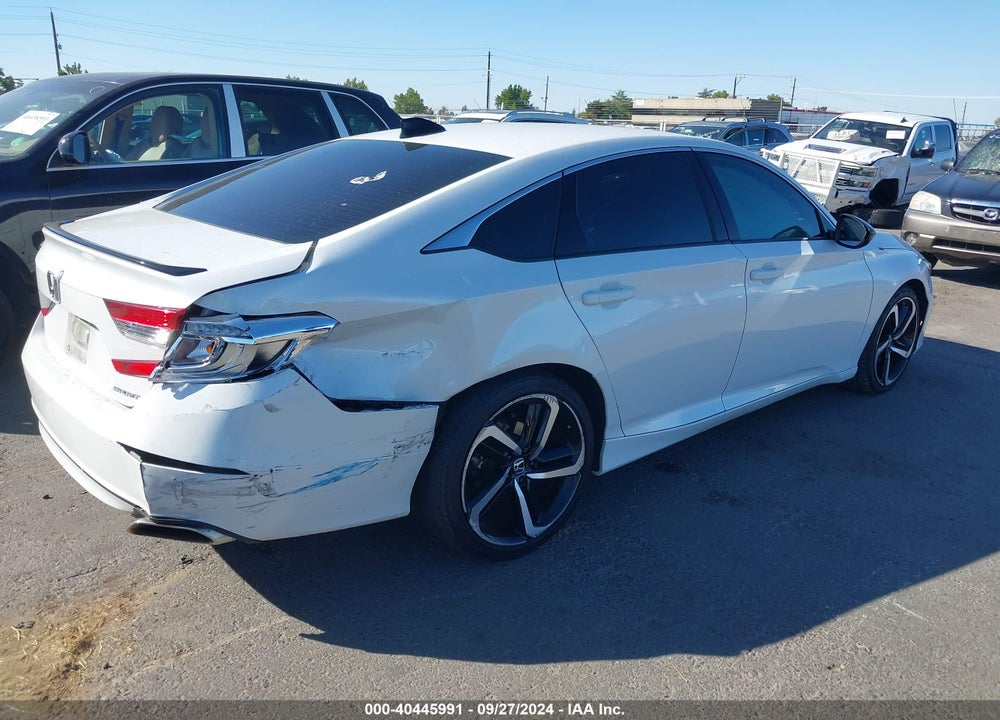 2021 HONDA ACCORD SPORT VIN: 1HGCV1F30MA072243