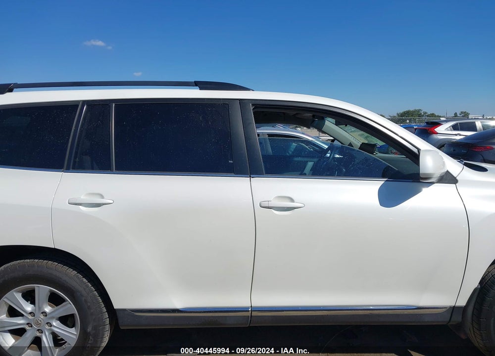2013 TOYOTA HIGHLANDER BASE PLUS V6/BASE V6/SE V6 VIN: 5TDZK3EH5DS120087