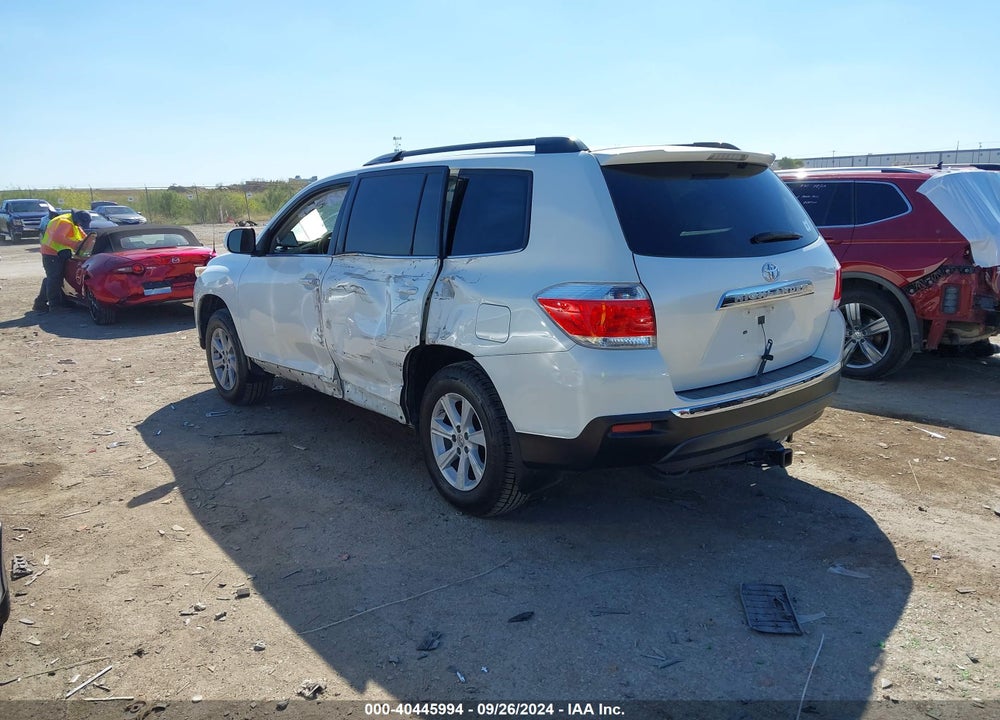 2013 TOYOTA HIGHLANDER BASE PLUS V6/BASE V6/SE V6 VIN: 5TDZK3EH5DS120087