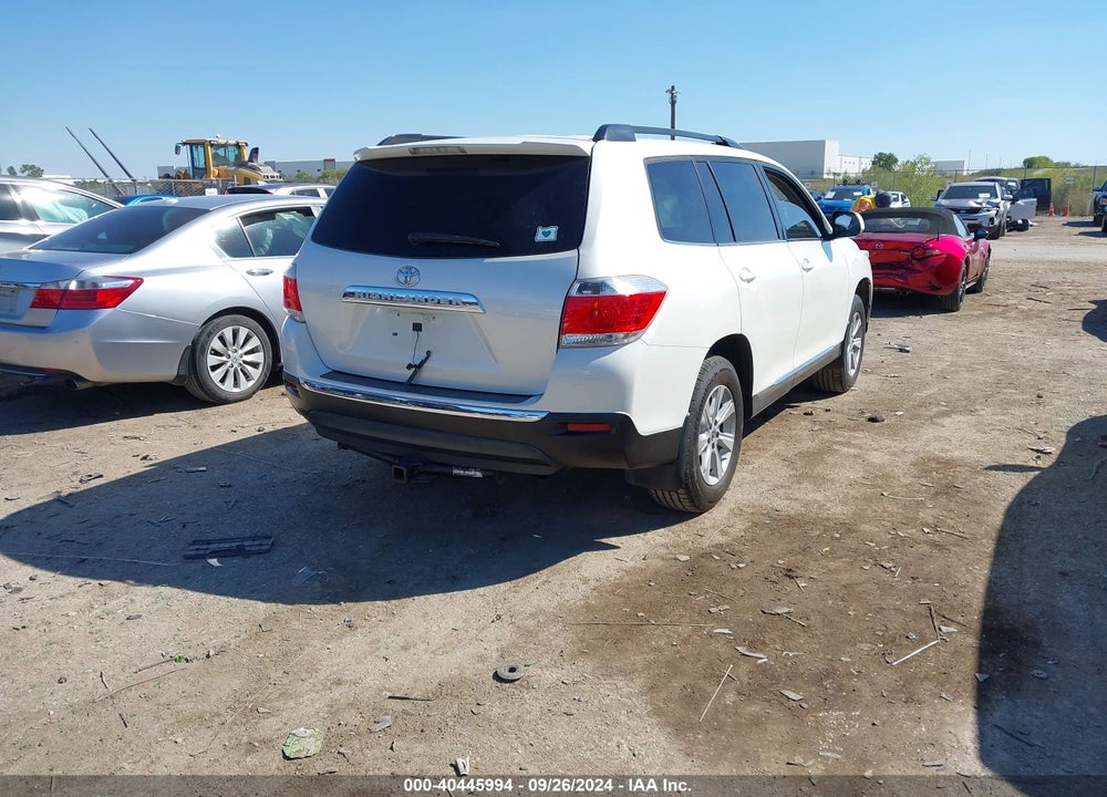 2013 TOYOTA HIGHLANDER BASE PLUS V6/BASE V6/SE V6 VIN: 5TDZK3EH5DS120087