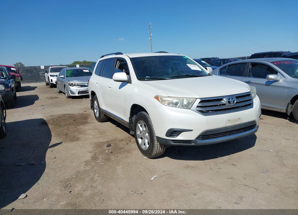 2013 TOYOTA HIGHLANDER BASE PLUS V6/BASE V6/SE V6 VIN: 5TDZK3EH5DS120087