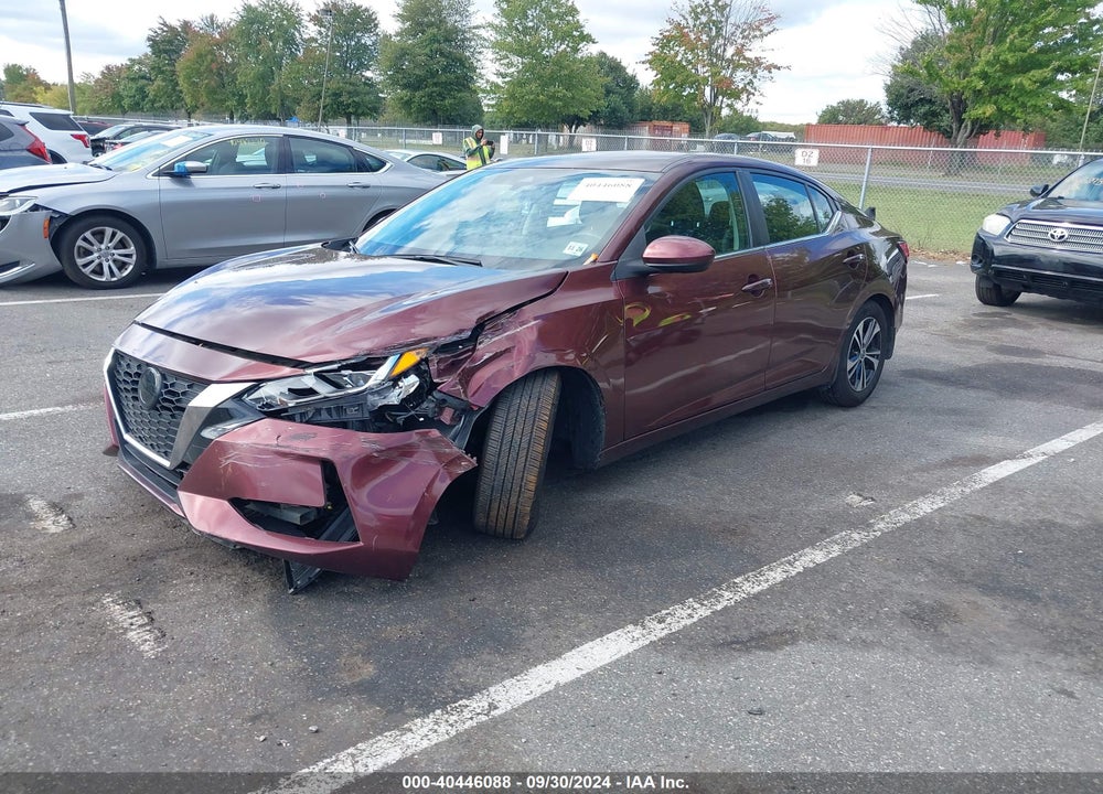 2021 NISSAN SENTRA SV XTRONIC CVT VIN: 3N1AB8CV4MY330405