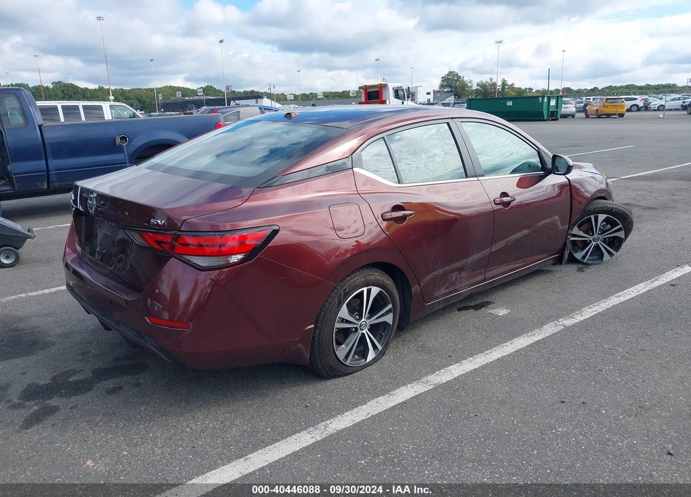 2021 NISSAN SENTRA SV XTRONIC CVT VIN: 3N1AB8CV4MY330405