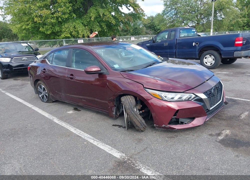 2021 NISSAN SENTRA SV XTRONIC CVT VIN: 3N1AB8CV4MY330405