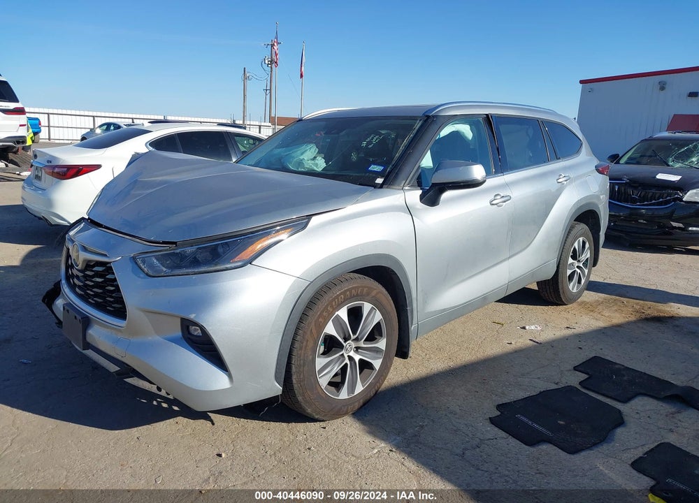 2021 TOYOTA HIGHLANDER XLE VIN: 5TDGZRAH3MS043764