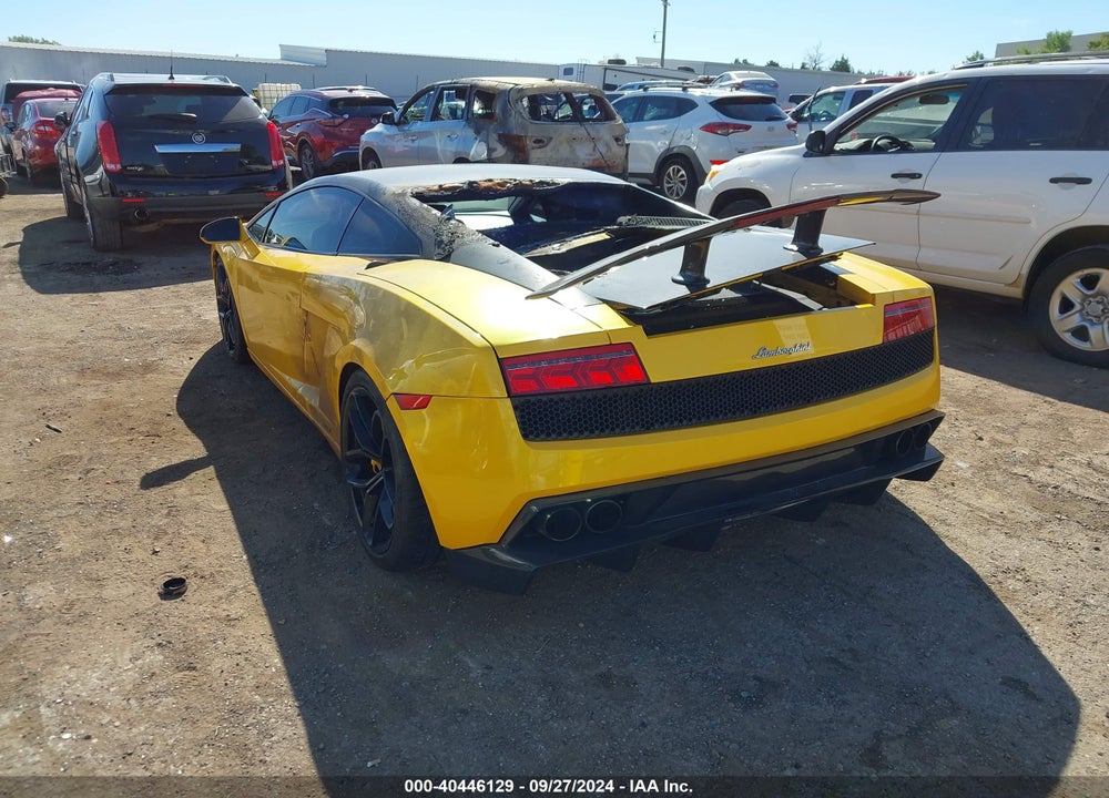 2009 LAMBORGHINI GALLARDO LP560-4 VIN: ZHWGU54T49LA08631