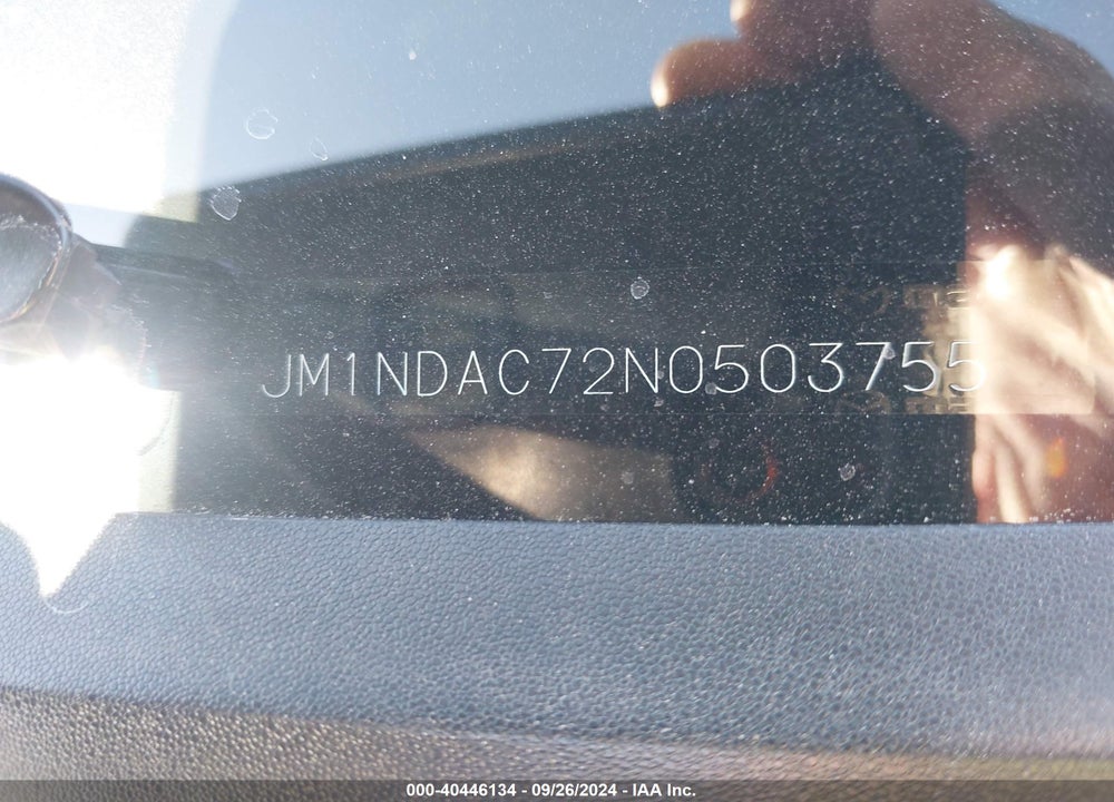 2022 MAZDA MX-5 MIATA CLUB VIN: JM1NDAC72N0503755