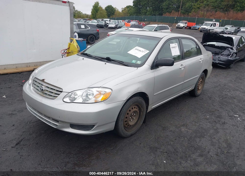 2004 TOYOTA COROLLA LE VIN: 2T1BR32E44C287489