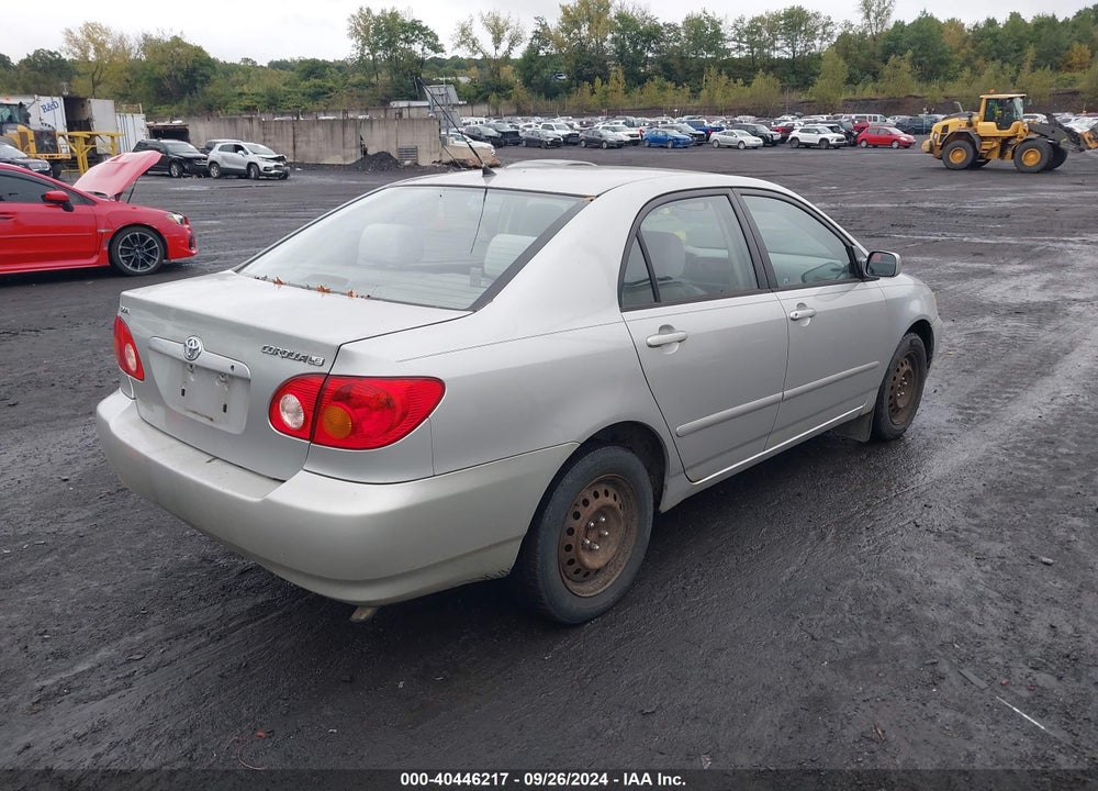 2004 TOYOTA COROLLA LE VIN: 2T1BR32E44C287489