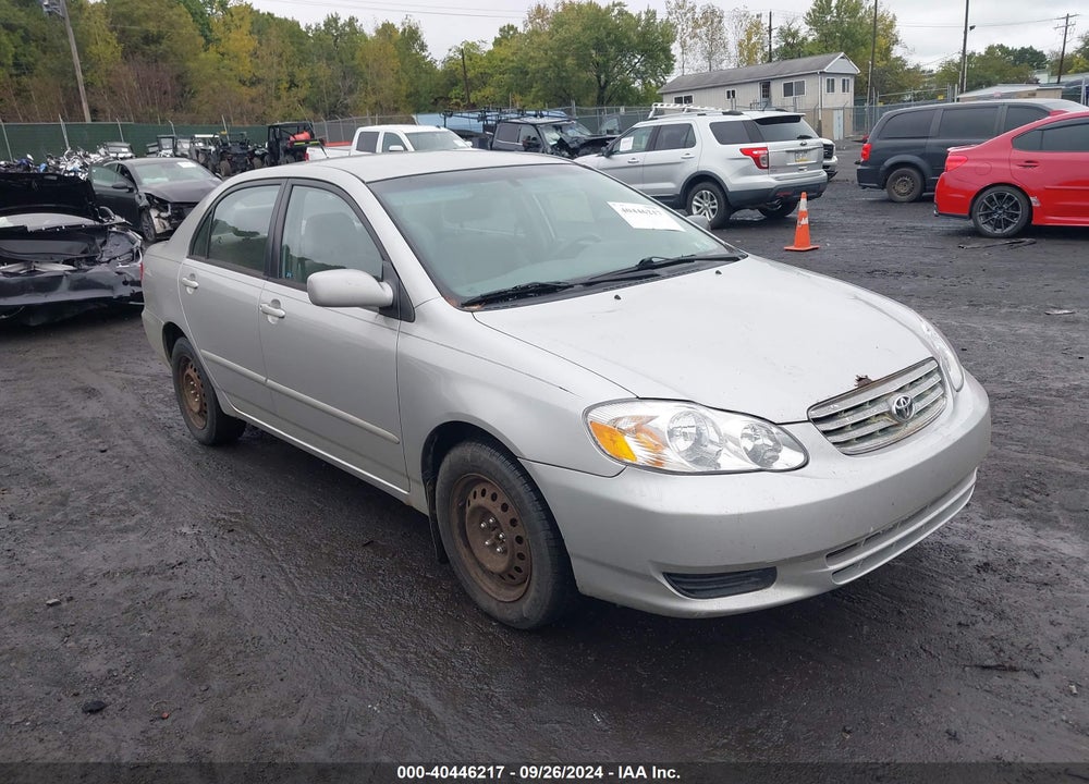 2004 TOYOTA COROLLA LE VIN: 2T1BR32E44C287489