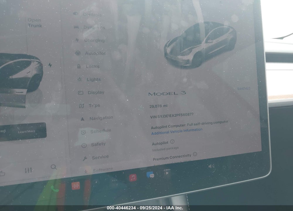2023 TESLA MODEL 3 REAR-WHEEL DRIVE VIN: 5YJ3E1EA2PF560877