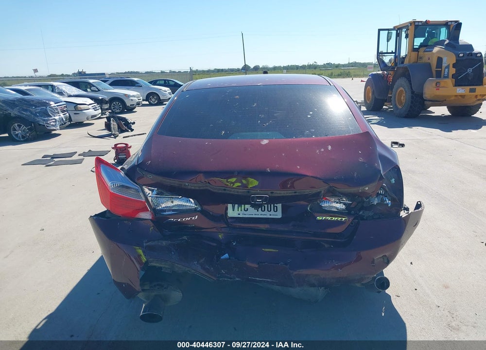 2015 HONDA ACCORD SPORT VIN: 1HGCR2F56FA235850