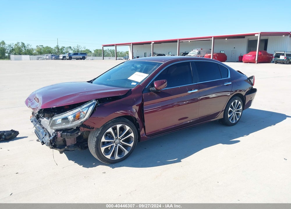 2015 HONDA ACCORD SPORT VIN: 1HGCR2F56FA235850