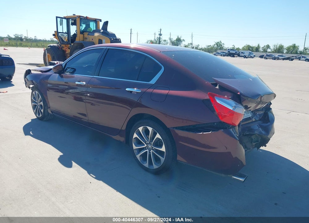 2015 HONDA ACCORD SPORT VIN: 1HGCR2F56FA235850