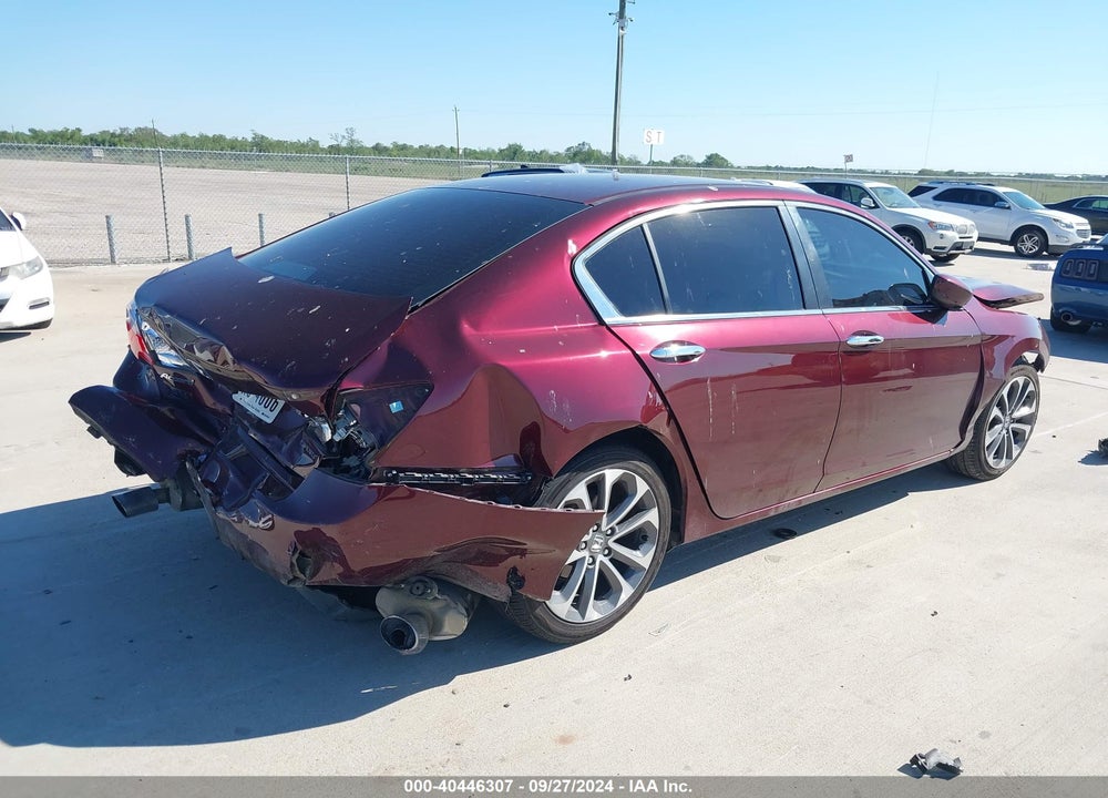 2015 HONDA ACCORD SPORT VIN: 1HGCR2F56FA235850