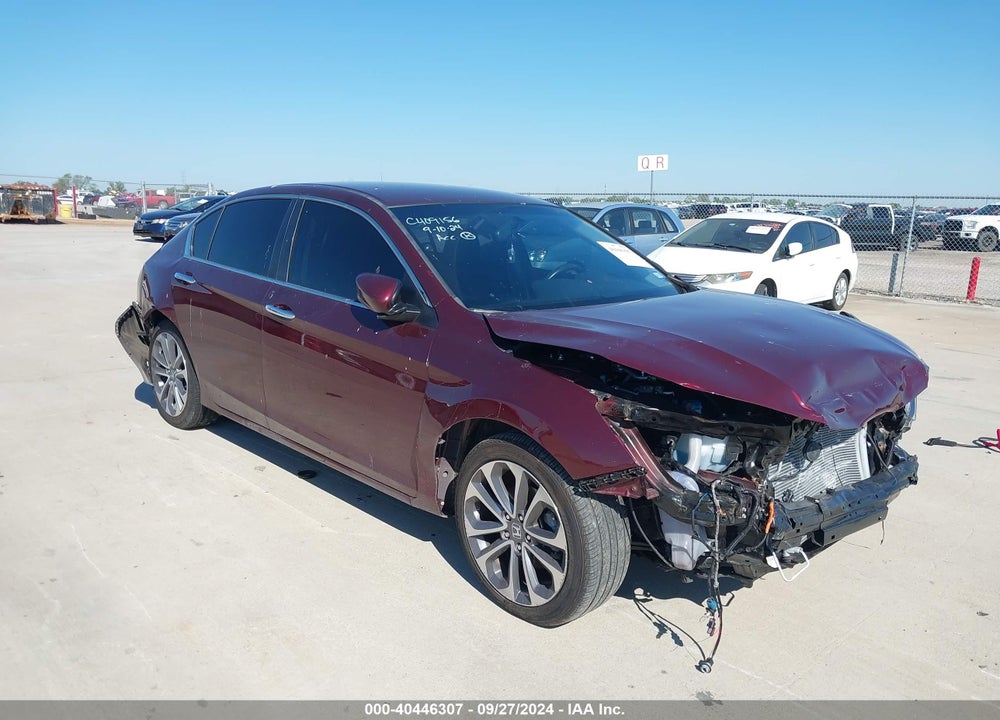 2015 HONDA ACCORD SPORT VIN: 1HGCR2F56FA235850