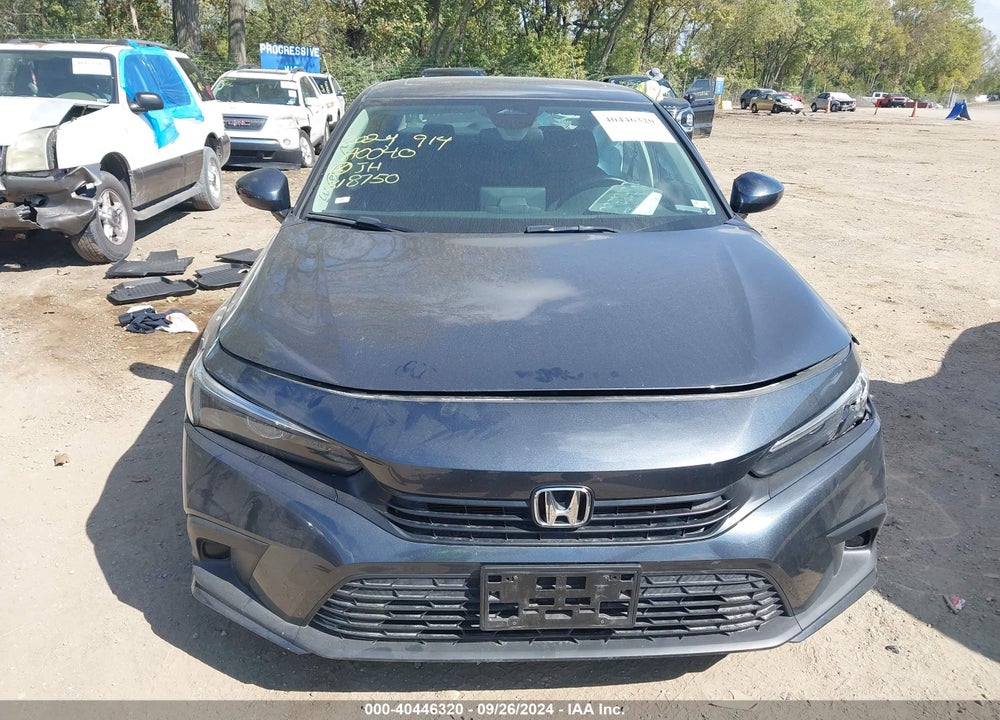 2022 HONDA CIVIC EX VIN: 2HGFE1F76NH318750