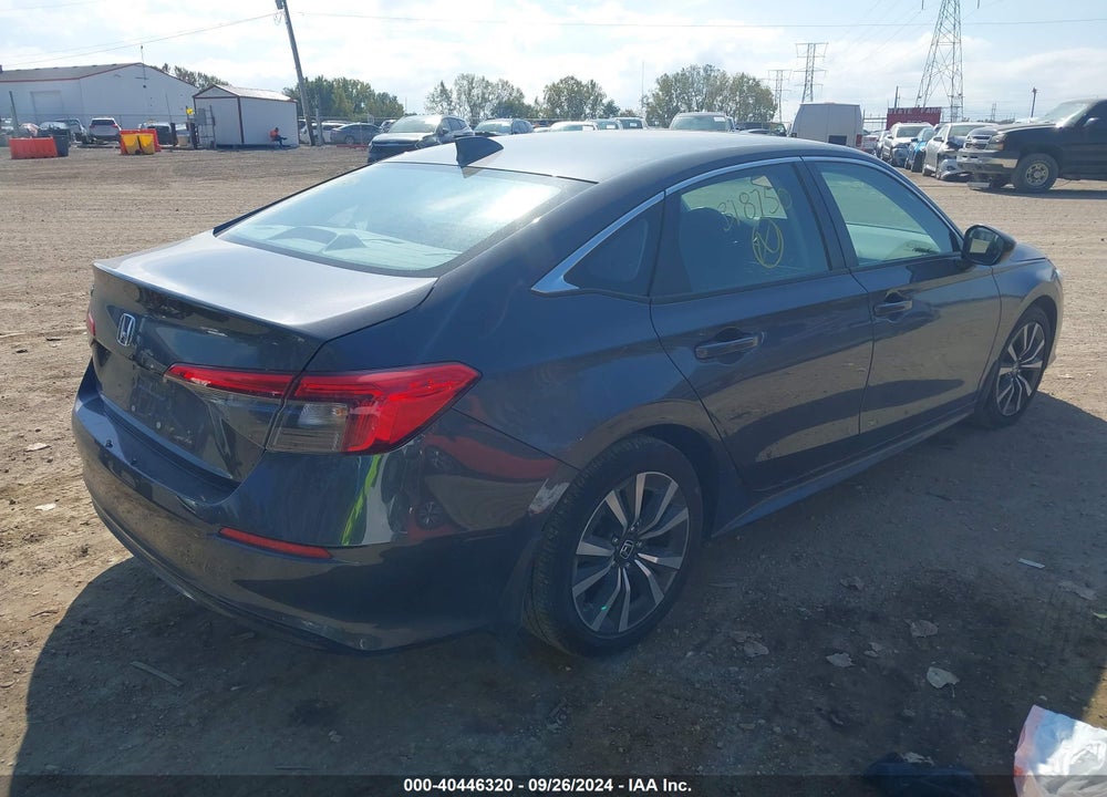 2022 HONDA CIVIC EX VIN: 2HGFE1F76NH318750