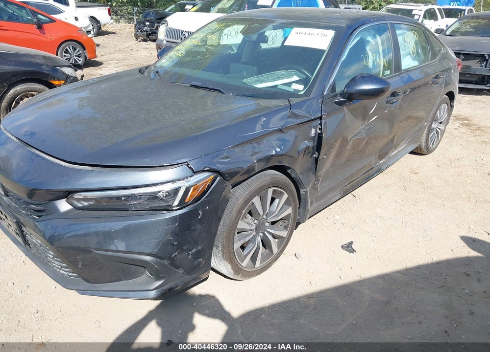 2022 HONDA CIVIC EX VIN: 2HGFE1F76NH318750