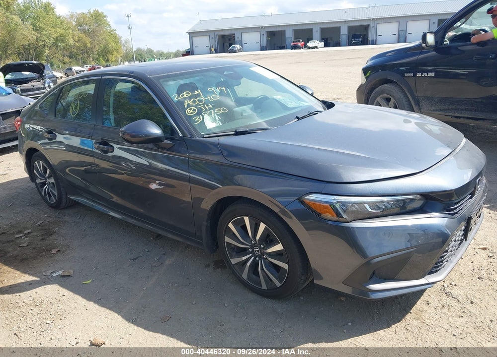 2022 HONDA CIVIC EX VIN: 2HGFE1F76NH318750