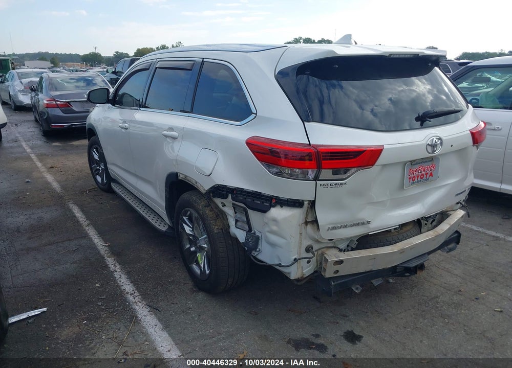 2019 TOYOTA HIGHLANDER LIMITED/PLATINUM VIN: 5TDDZRFH4KS998064