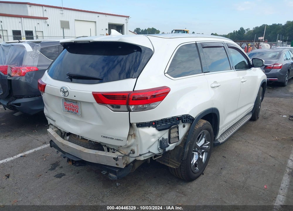 2019 TOYOTA HIGHLANDER LIMITED/PLATINUM VIN: 5TDDZRFH4KS998064