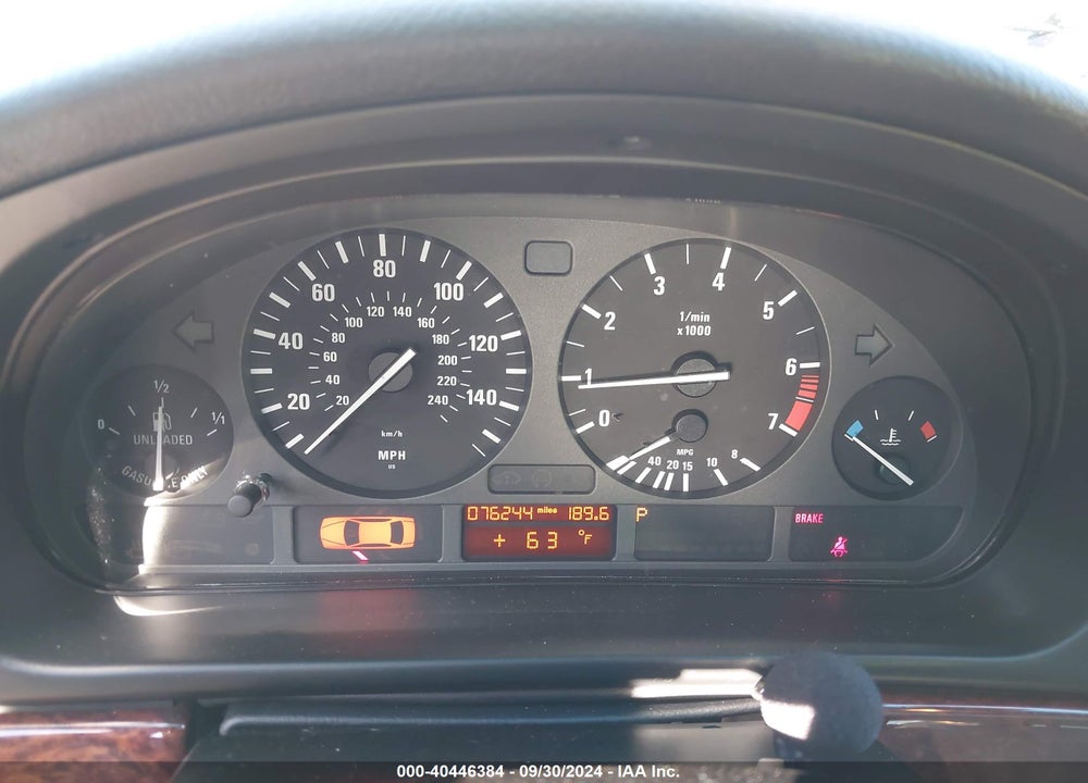 2000 BMW 528IA VIN: WBADM6340YGU05721
