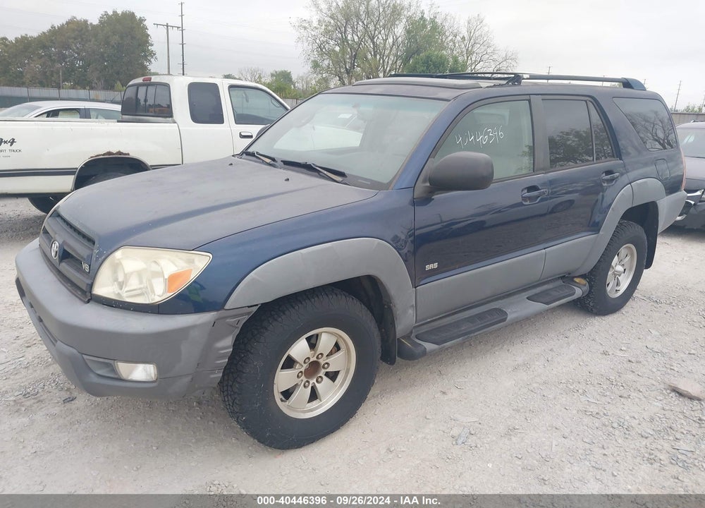2003 TOYOTA 4RUNNER SR5 V8 VIN: JTEZT14R330003178