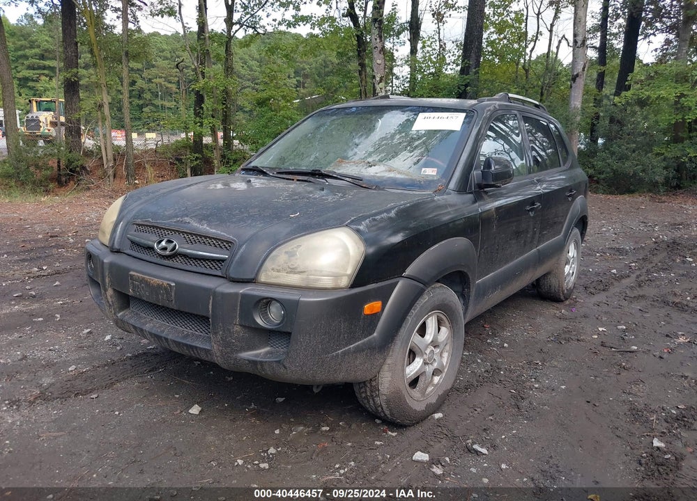 2005 HYUNDAI TUCSON GLS/LX VIN: KM8JN72D95U062135