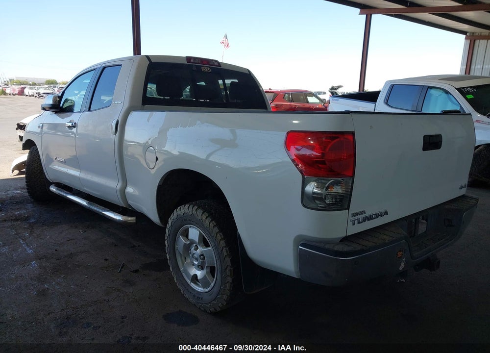 2008 TOYOTA TUNDRA LIMITED 5.7L V8 VIN: 5TBBV58108S513559