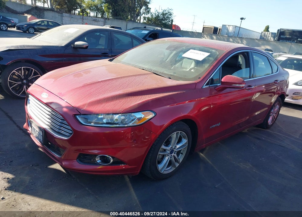 2016 FORD FUSION HYBRID TITANIUM VIN: 3FA6P0RUXGR173827