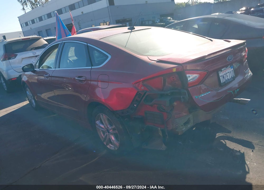 2016 FORD FUSION HYBRID TITANIUM VIN: 3FA6P0RUXGR173827