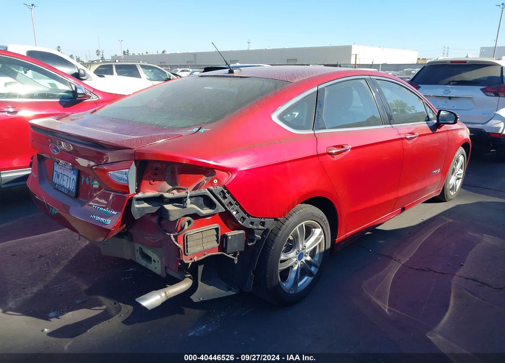 2016 FORD FUSION HYBRID TITANIUM VIN: 3FA6P0RUXGR173827