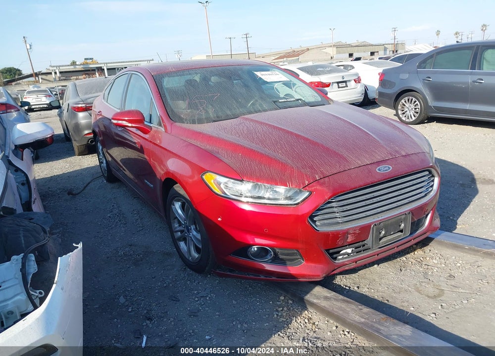 2016 FORD FUSION HYBRID TITANIUM VIN: 3FA6P0RUXGR173827