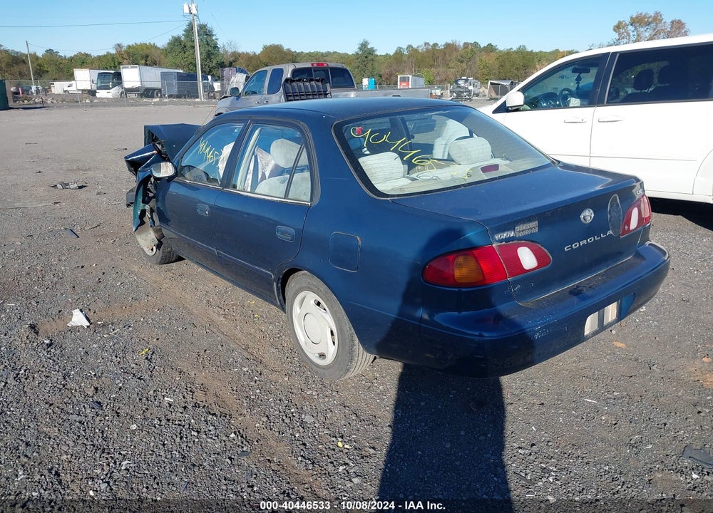 1998 TOYOTA COROLLA LE VIN: 2T1BR18E2WC063460