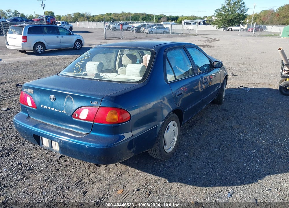1998 TOYOTA COROLLA LE VIN: 2T1BR18E2WC063460