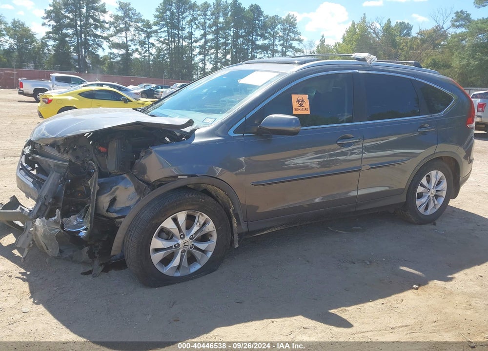 2013 HONDA CR-V EX-L VIN: 5J6RM3H79DL018574