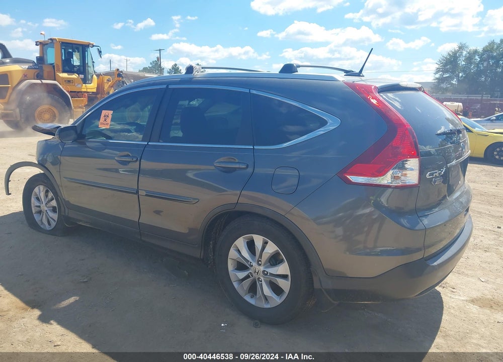 2013 HONDA CR-V EX-L VIN: 5J6RM3H79DL018574