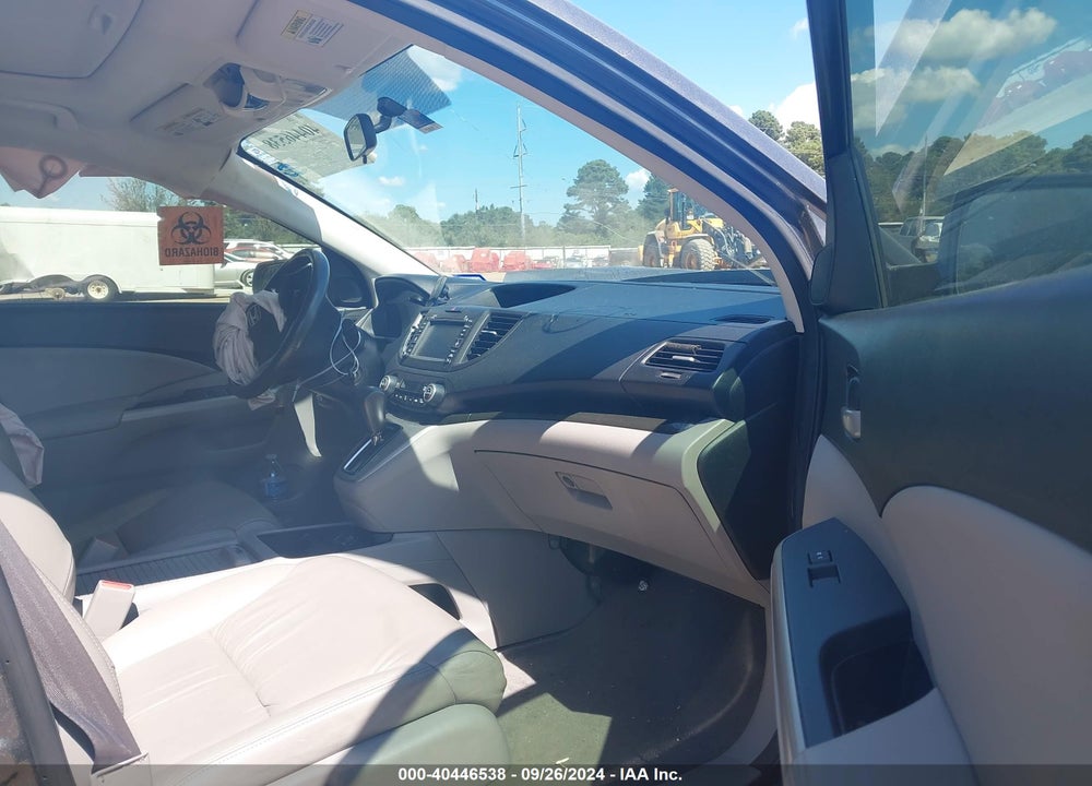 2013 HONDA CR-V EX-L VIN: 5J6RM3H79DL018574