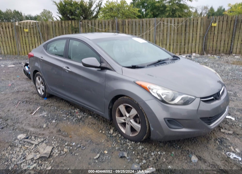 2013 HYUNDAI ELANTRA GLS VIN: 5NPDH4AE6DH245728