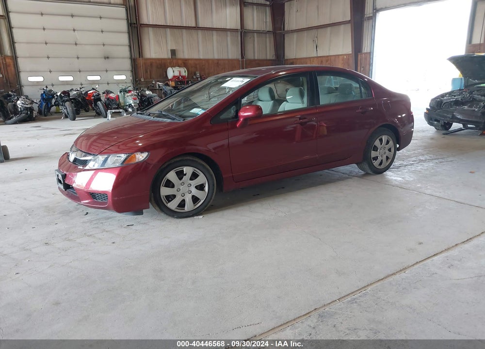 2010 HONDA CIVIC LX VIN: 2HGFA1F52AH554588